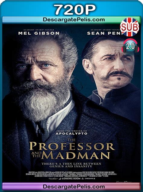 🥇 DescargatePelis | The Professor And The Madman 2019 720p WEBDL Sub ...