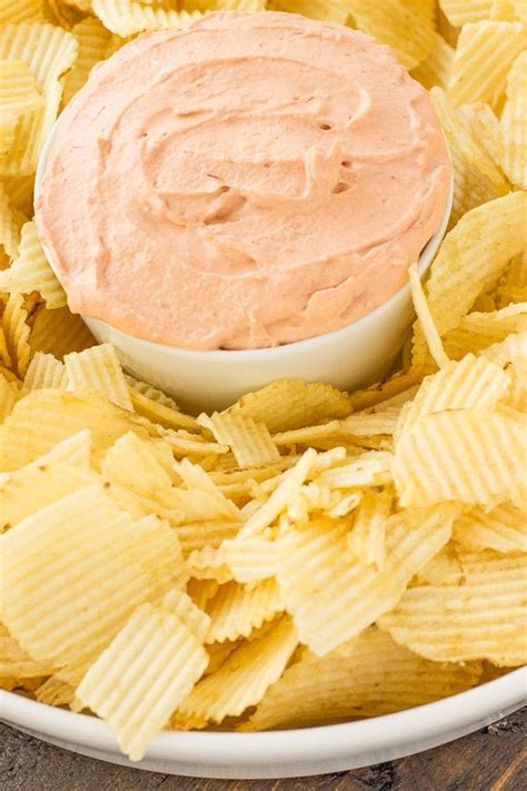 The Best Potato Chip Dip Ever Only 3 Ingredients Chip Dip Recipes
