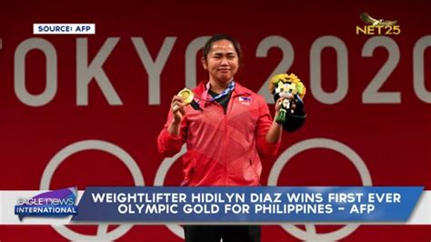 Weightlifter Hidilyn Diaz Wins First Ever Olympic Gold For Philippines