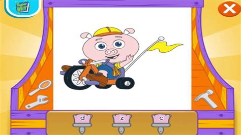 Alpha Pig S Paint By Letter Best Free Baby Games For Kids Youtube