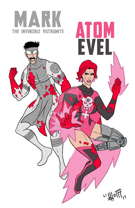 Evil Invincible And Atom Eve By Direwolff On Deviantart