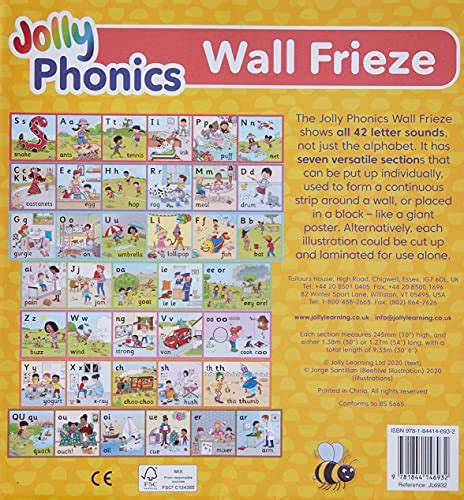 Jolly Phonics Wall Frieze By Wernham Saralloyd Sue As New