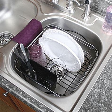 Did you scroll all this way to get facts about sink dish rack? Dish Drying Rack In Sink, On Counter, Or Expandable Over ...