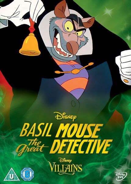 Basil The Great Mouse Detective Disney Villains Limited Artwork
