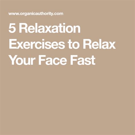 5 Relaxation Exercises To Relax Your Face Fast Beautiful Yoga Poses Explosive Workouts