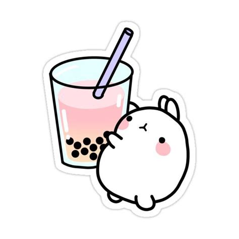 Bubble Tea Sticker By Miriart In 2021 Cute Stickers Kawaii Stickers