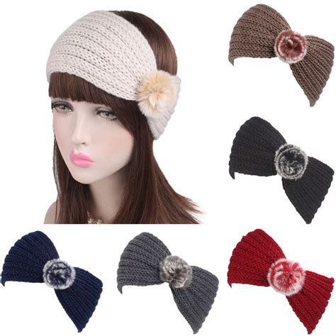 Td 60b 2018 Ladies Headbands Fashion Winter Women Knitting Headband