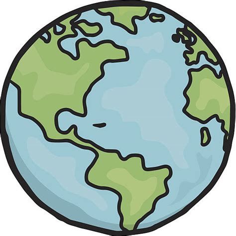 Cartoon Of The Earth Art Illustrations Royalty Free Vector Graphics