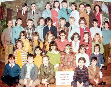 Brookline Elementary 4th Grade 1970