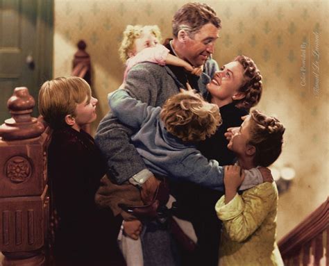 Movie Still From Its A Wonderful Life 1946 Rcolorizedhistory