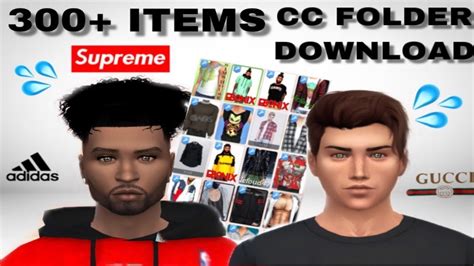Sims 4 Male Urban Cc Folder Over 850 Items Youtube