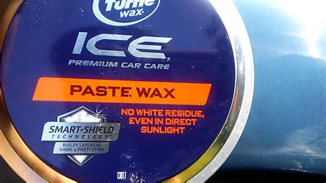 Turtle Wax Ice Paste Wax Demo Review Youtube
