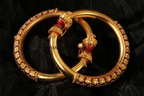 bengali bala gold bangle design south india jewels