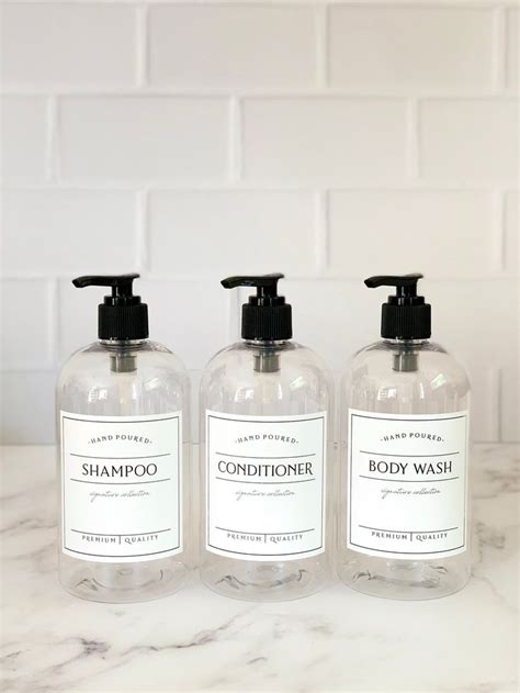Maybe you would like to learn more about one of these? 16oz Clear Plastic Shampoo Bottles Kids Bathroom Shampoo ...