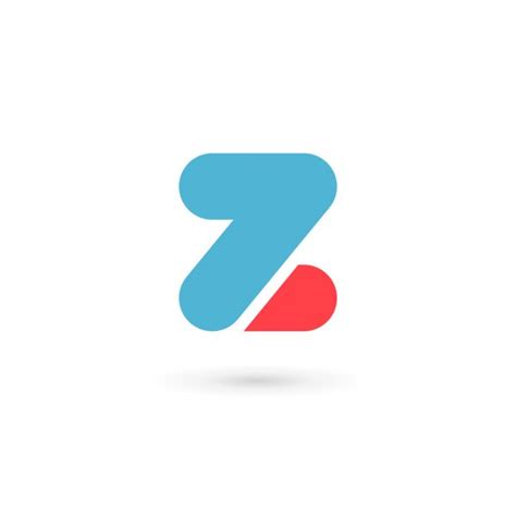 Vector Z Logo Design Letter Z Number 2 Logo Icon Design Template