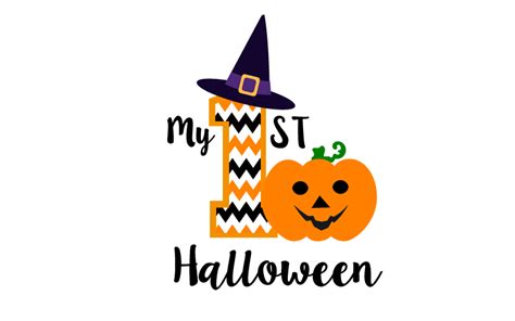 My First Halloween Svg Png Dxf Baby Halloween Cut File For