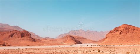 African Panorama Desert Landscape Stock Image Image Of Hill Vacation