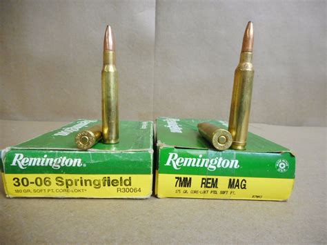 Assorted Lot Of Ammo Incl 7mm Rem Mag And 30 06 Springfield