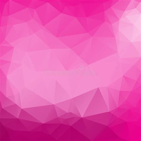 Pink Poly Abstract Background Stock Vector Illustration Of Light