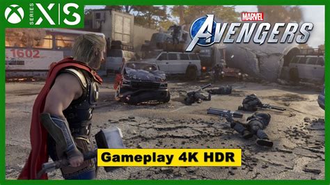 Marvel Avengers Xbox Series X Gameplay 4k Hdr Youtube