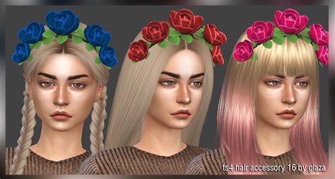 Hair Accessory 16 At All By Glaza Sims 4 Updates
