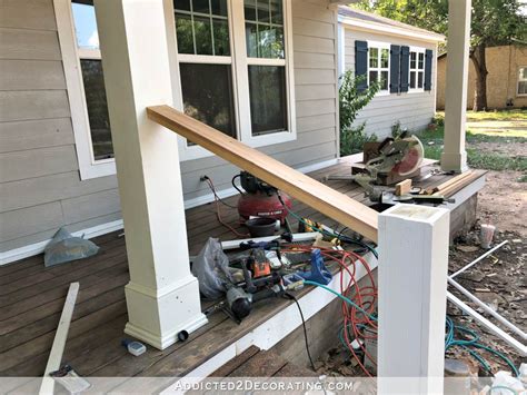How To Build Porch Step Railing How To Build Porch Steps Porch Step