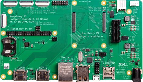 Rpi Cm Io Board Raspberry Pi Compute Module Io Board At Reichelt