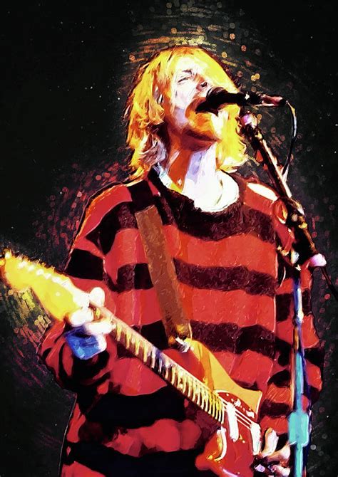 Kurt Cobain Digital Art By Zapista Ou Fine Art America