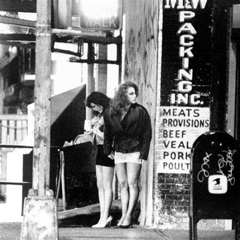 Prostitutes On The Street Looking For Customers Vintage Photography