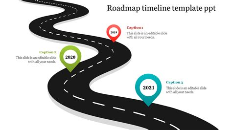 It provides a powerpoint slide that's. Best Road map timeline template PPT- SlideEgg