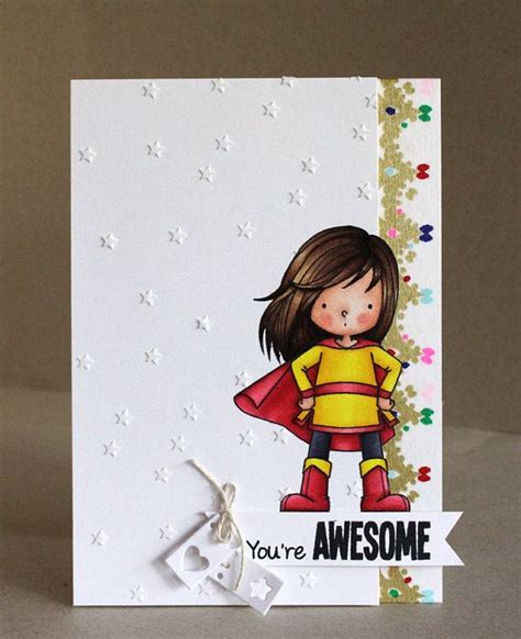 My Favorite Things Stamps Mft Youre Super Handmade Card With
