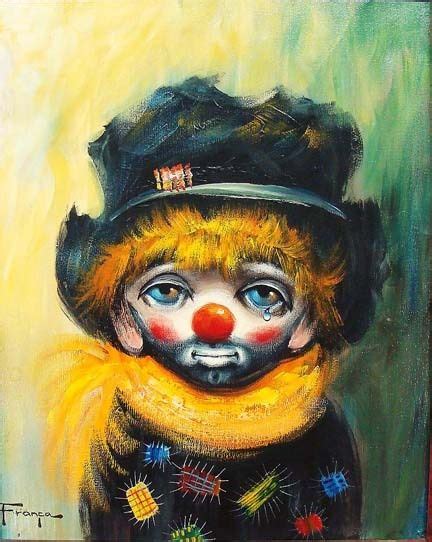 Ozz Francabig Eye Clown Clown Paintings Clown Halloween Clown