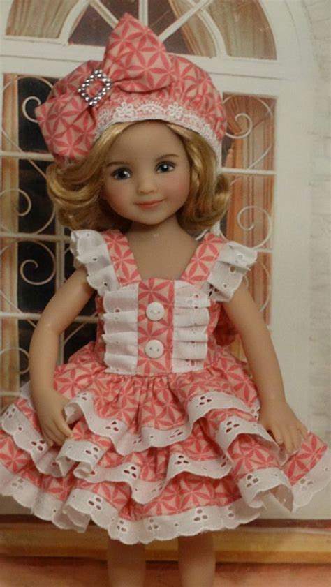 handmade modern four pieces outfit to fit 13 dianna effner little darling dolls handmade