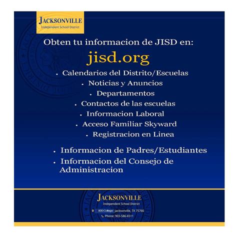 Website Information – Communications/Public Relations – Jacksonville ISD
