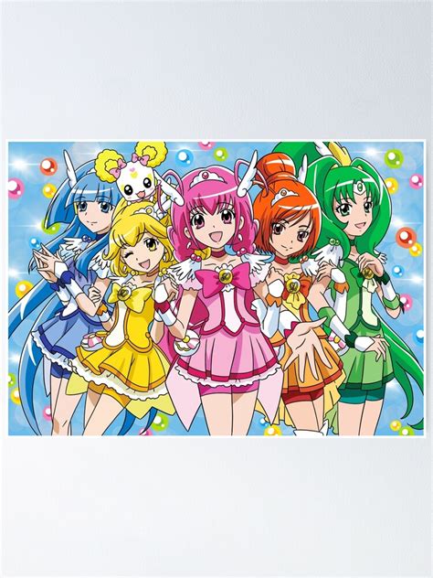 Precure Smile 2 Poster For Sale By Realinspiration Redbubble