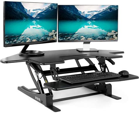 Corner desks can be really gorgeous. VIVO Corner Standing Desk Converter (DESK-V000VC) Review