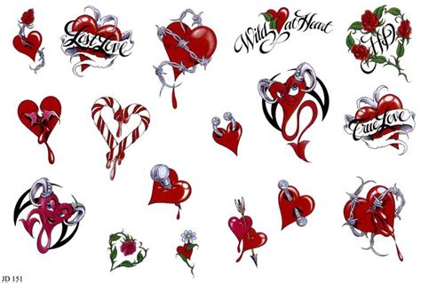 X Heart Tattoos 11 Sims 4 Studio