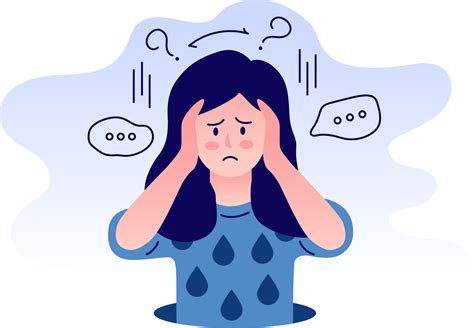 Anxiety Disorder Illustration 24659353 Png