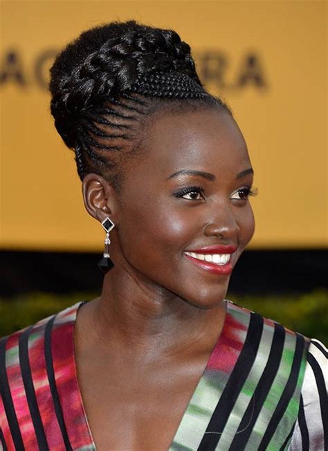 Exquisite high bun for long hair. Top 15 Trendy Updo Hairstyle for Black Women That Look Great