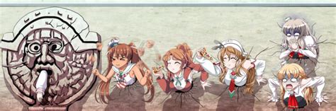 壁にはまってうごけないローマの休日 Kantai Collection Know Your Meme