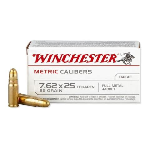 Winchester 762x25 Tokarev 85gr