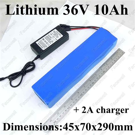 Brand 36v 10ah 36v10ah 36v 500w lithium ion cell battery 15A BMS 36v 350w ebike lithium battery ...