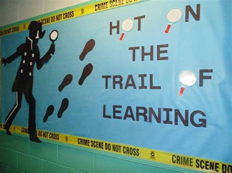 Detective Bulletin Board Hot On The Trail Of Learning Detective