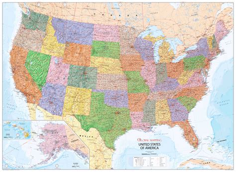 United States Of America Political Map  Image Xyz Maps