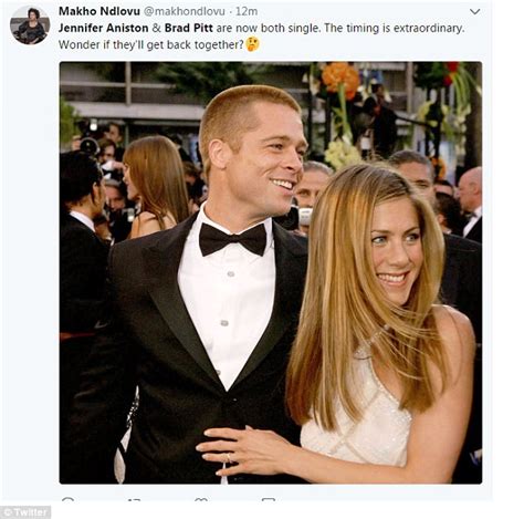 O dönem brad pitt, dizinin yıldızı jennifer aniston'la evliydi. After Jennifer Aniston break-up Twitter ships Brad Pitt ...
