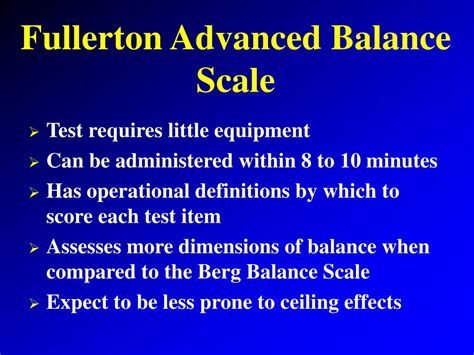 Ppt Introduction To Fallproof Tm Balance Tests Powerpoint