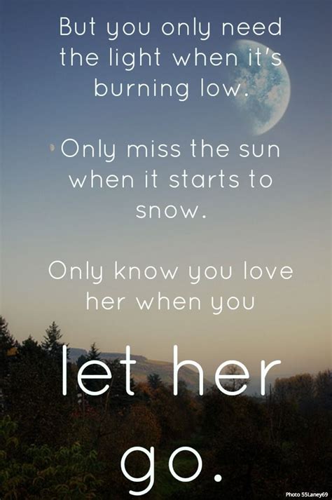 let her go passenger quotes