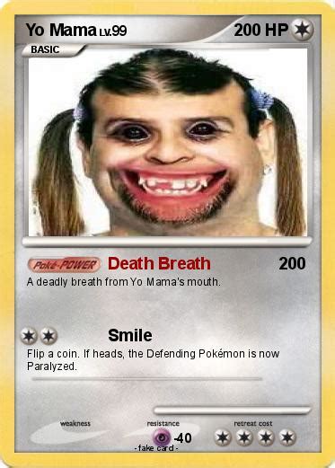 Pokémon Yo Mama 90 90 Death Breath My Pokemon Card