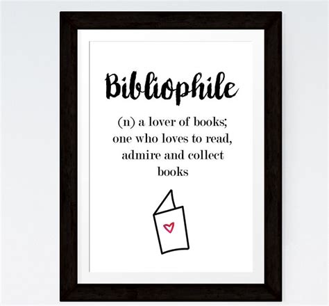 Bibliophile Definition Print For Book Lovers Bored Panda