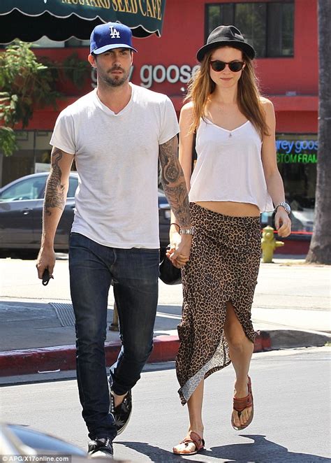 Behati Prinsloo Steps Out For A Lunch Date With Adam Levine At The